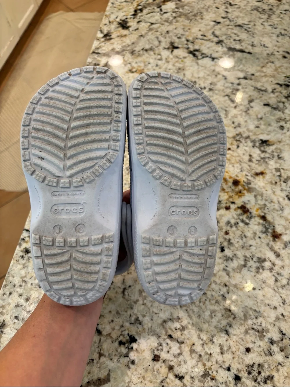 CROCS Kids Light Blue Classic Clogs